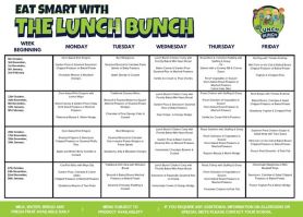 School Dinner Menu w/c 6 October 2025